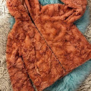 Furry Zip-Up Sweater